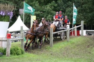 Chester Weber and his team in the marathon phase at the CAI Beekbergen. (Photo courtesy of Willem Hamer)