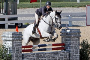 Megan Moshontz-Bash and Pourkoipa Fontaine Fault-Free and Fast for First Place in 1.35m Open Jumpers at Bluegrass Festival Horse Show