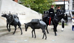 World Horse Welfare attends Animal Remembrance Service to mark huge contribution of horses in war