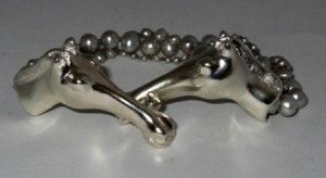 Beautiful pearl horse head bracelet made by Kochi Okada Jeweller