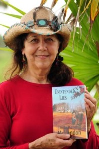 Photo: Linda McLendon is known for her dedication to helping special needs children at Full Circle Therapeutic Riding, and recent debut of her first mystery novel Unintended Lies (Photo courtesy of Lori Hemings)