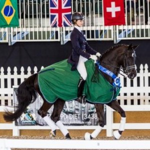 O Yes: Roffman and Her Highness O Reign at Gold Coast Dressage Association Opener Festival CDI