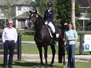 Allison Brock Wins World Equestrian Brands Tack Matters Award While Riding Rosevelt in Grand Prix Debut