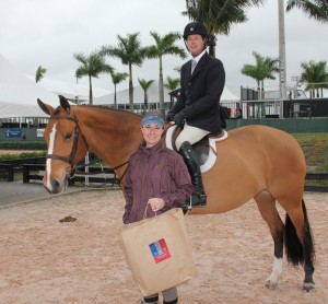 Pletcher, Schatt Open FTI WEF Season with Draper Therapies® Knock Your Socks Off Award   Wellington, FL (January 21, 2014) - If their first days back on the Wellington show circuit are any indication, two WCHR stars are going to have a stellar season ahead as both Peter Pletcher and Haven Schatt rode away with Draper Therapies® Knock Your Socks Off Awards during Week One of the FTI Consulting Winter Equestrian Festival.