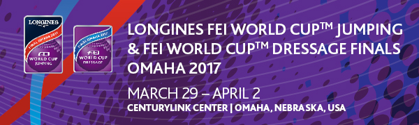 The Countdown Has Begun for Omaha's First World Professional Sports Championship on March 29-April 2 2017 Longines FEI World Cup #eliteequestrian elite equestrian magazine