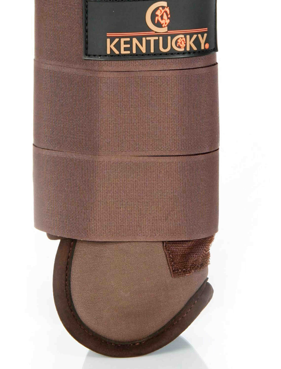 The Kentucky Horsewear Eventing Front Light Boots contain an exciting high performance material called D3O, which offers outstanding shock absorption and protection on impact – crucial when riding fast cross-country. D3O is patented technology, which has long been used within protective clothing and footwear, including motorcycling clothing, sportswear and even stunt apparel. Extremely comfortable and offering maximum flexibility, D3O had the ability to lock together on immediate impact to absorb and disperse energy from a strike or blow, then instantly return to its flexible state. D3O has been tested to the highest standards and now this revolutionary material has been included within horse boot design for the very first time.