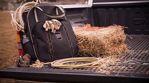 Noble Equine® worked directly with ropers, from amateur to professional, to develop the Riata™ Rope Bag. Attention was placed on every detail from the way you carry the bag, to material, from shape to necessary compartments.