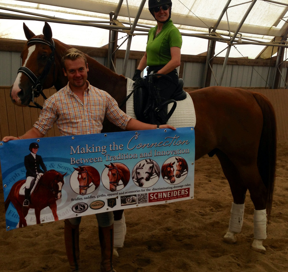 Schneiders Saddlery and Endel Ots Recognize Success at the Oak Hill Dressage Clinic