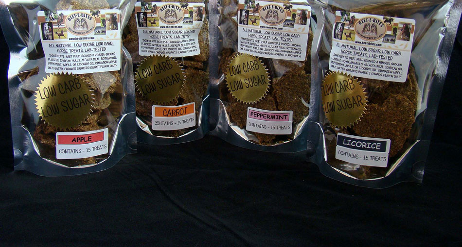 BEET-E-BITES COOKIE CRUMBLERS BEET-E-BITES, the leader in low sugar/low carbohydrate horse treats, introduces “COOKIE CRUMBLERS”, the easy, safe, and delicious way to hide medications and supplements.