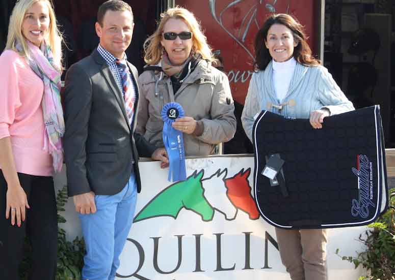 ShowChic Turn Out Award Winner David Marcus Sports Blue to Win Wellington, FL (April 2, 2014) - Canadian dressage rider David Marcus isn't just a ShowChic Turn Out Award winner, he's an awfully good sport. “I said last week to Michelle (Hundt) that, if dressing as well as Gary Rockwell (on the Ground Jury), right down to the same maroon pants and blue shirt, couldn't win a best-dressed award, then what could I do?” Marcus joked. Marcus's friend – and ShowChic's stylish founder -- joked right back: “Try wearing the blue pants.” #eliteequestrian
