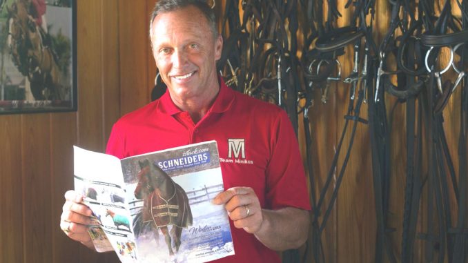 Todd Minikus and Schneiders Tack Create a Winning Team #eliteequestrian elite equestrian magazine
