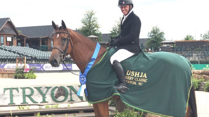 Todd Minikus’ superstar hunter Exceptional has once again lived up to his name, sailing over jump after jump to win class after class at the Tryon International Equestrian Center in North Carolina last week. elite equestrian magazine #eliteequestrian