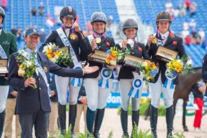 FEI WORLD EQUESTRIAN GAMES™ MEDALLISTS CELEBRATE ACHIEVEMENTS IN OLYMPIA PARADE elite equestrian magazine #equestrian #horses #Olympics